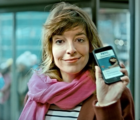 Telefoon in commercial februari 2016